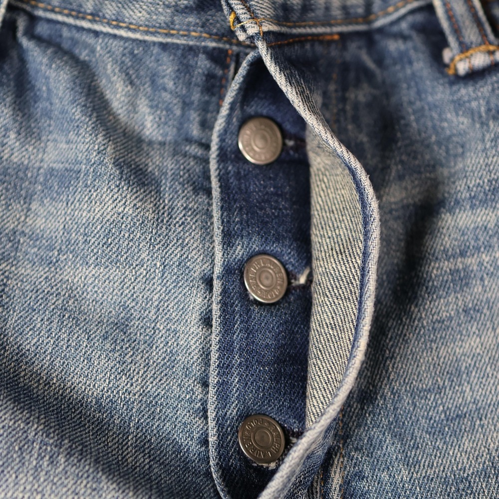 Polo Ralph Lauren Jeans Mens 34x32 Blue Sullivan Slim Denim Whiskering Distress - Picture 16 of 16